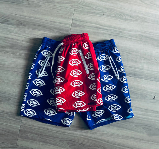 ELvision All-Over Print Nylon Shorts( PRE-ORDER)